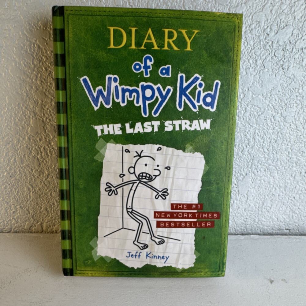 Diary of a Wimpy Kid The Last Straw Jeff Kinney Hardcover Amulet Books 970687